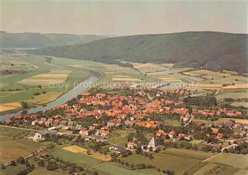 AK / Ansichtskarte  oedelsheim Oedelsheim Oberweser Hessen Panorama Luftkurort Weserbergland