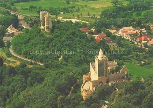 AK / Ansichtskarte  Bad Koesen Rudelsburg und Burg Saaleck