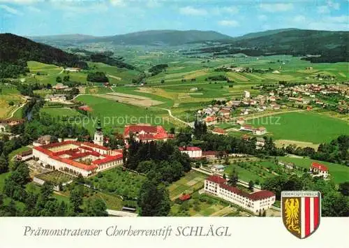 AK / Ansichtskarte  Schlaegl Oberoesterreich AT Praemonstratenser Chorherrenstift 13. Jhdt.