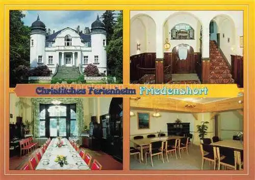 AK / Ansichtskarte  Mehltheuer Vogtland Christliches Ferienheim Friedenshort Treppenaufgang Festtafel Gastraum