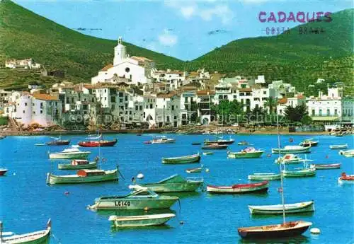 AK / Ansichtskarte  Cadaques Costa Brava ES Rada y centre de la villa