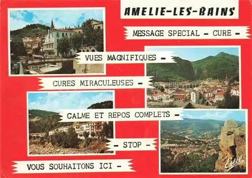 AK / Ansichtskarte  Amelie-les-Bains-Palalda 66 Pyrenees-Orientales Vues d'ensemble