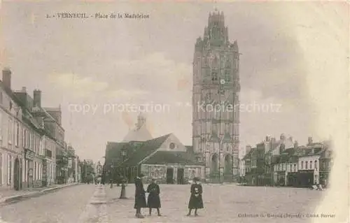 AK / Ansichtskarte  Verneuil -sur-Avre Evreux 27 Eure Place de la Madeleine