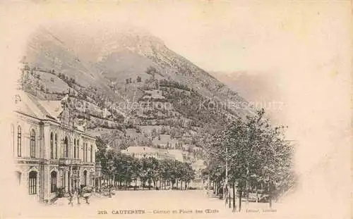 AK / Ansichtskarte  CAUTERETS 65 Hautes-Pyrenees Casino et Place des Oeufs