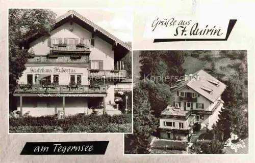 AK / Ansichtskarte  St Quirin Gaestehaus Hubertus Fliegeraufnahme