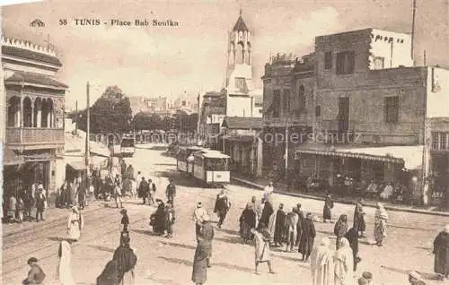 AK / Ansichtskarte  TUNIS Tunesie Place Bab Soulka