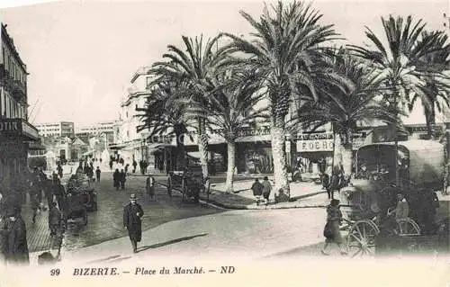 AK / Ansichtskarte  BIZERTE Tunesie Place du Marche