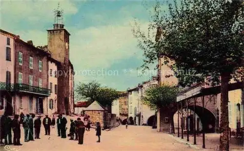 AK / Ansichtskarte  Roquebrune-sur-Argens 83 Var Vue des Portieques et la Place