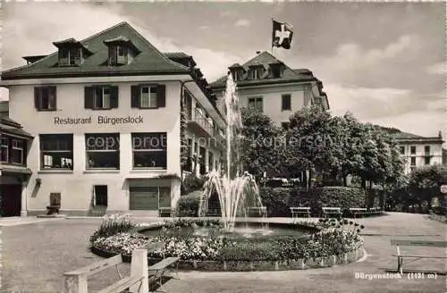 AK / Ansichtskarte  Buergenstock Vierwaldstaettersee NW Restaurant Buergenstock