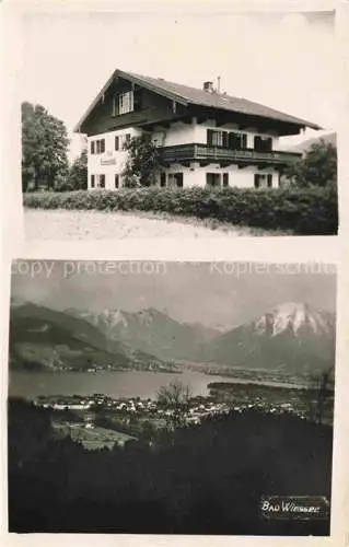 AK / Ansichtskarte  BAD WIEssEE Tegernsee Hotel Kaupenblick See Panorama