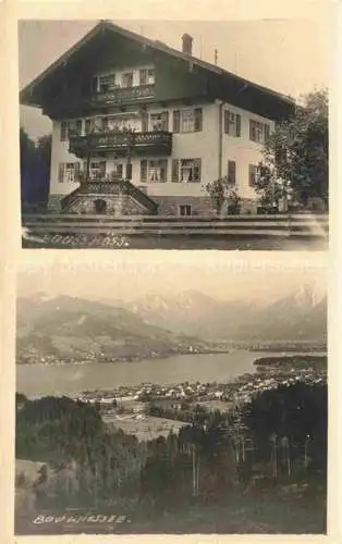 AK / Ansichtskarte  BAD WIEssEE Tegernsee Haus Hoess See Panorama