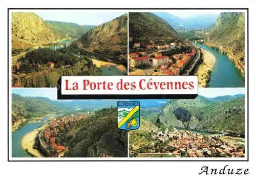 AK / Ansichtskarte  Anduze 30 Gard Vue panoramique La Porte des Cévennes vue d'avion