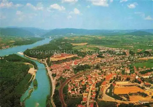 AK / Ansichtskarte  Melk Donau Niederoesterreich AT Fliegeraufnahme