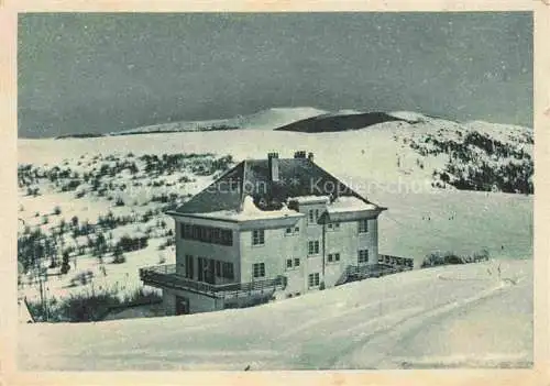 AK / Ansichtskarte  Markstein Le 1250m Oderen Thann 68 Haut-Rhin Hôtel Bellevue et le Grand Ballon en hiver