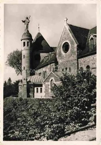 AK / Ansichtskarte  Mont-Sainte-Odile Mont-Ste-Odile 67 Chapelle et terrasse