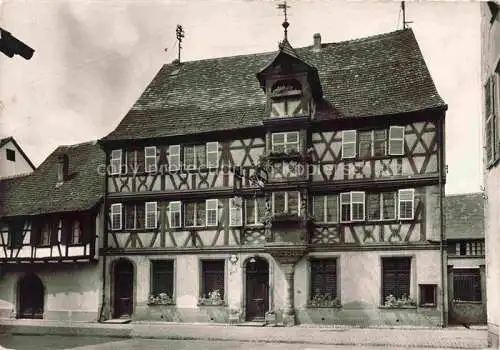 AK / Ansichtskarte  Turckheim Tuerkheim Elsass Colmar 68 Haut-Rhin Hôtel Restaurant Deux Chefs Fachwerkhaus