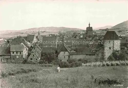 AK / Ansichtskarte  Riquewihr Ribeauville 68 Haut Rhin Tour des Voleurs et vue générale