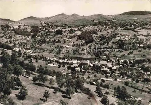 AK / Ansichtskarte  Vallee de Munster Vue aérienne sur le village de Soultzeren Col du Wettstein et le Linge