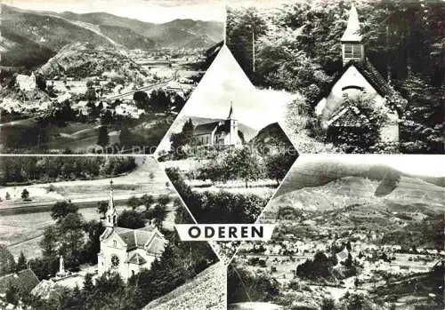 AK / Ansichtskarte  Oderen 68 Haut Rhin Vue générale aérienne Chapelle St Nicolas Eglise Chapelle Bon-Secours