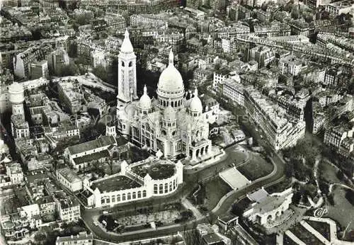 AK / Ansichtskarte  PARIS 75 Le Sacré Coeur vue aérienne