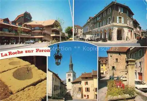 AK / Ansichtskarte  La Roche-sur-Foron Teilansichten Motive Ortszentrum Kirche Brunnen