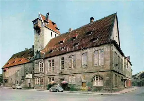 AK / Ansichtskarte  Bad Gandersheim Rathaus Roswithastadt
