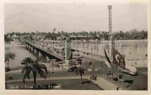 AK / Ansichtskarte  CAIRO  Kairo Caire Egypt Kasr El Nil Bridge