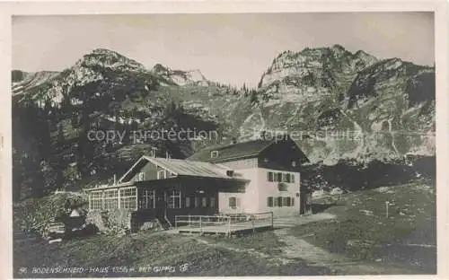 AK / Ansichtskarte  Bodenschneidhaus 1356m Schliersee Bayern mit Gipfelblick