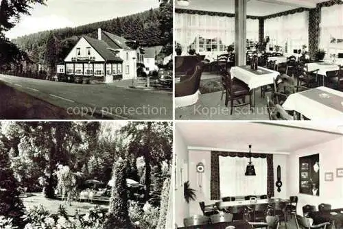 AK / Ansichtskarte  Breckerfeld NRW Hotel Restaurant Haus Reckhammer Gastraeume Garten