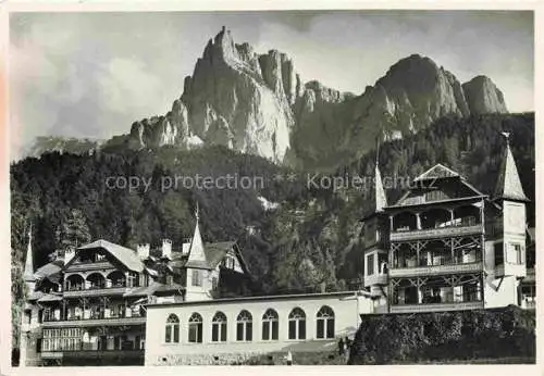 AK / Ansichtskarte  Seis am Schlern Kastelruth Siusi allo Sciliar Suedtirol IT Hotel Salega