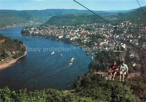 AK / Ansichtskarte  Sessellift Chairlift Telesiege Boppard am Rhein