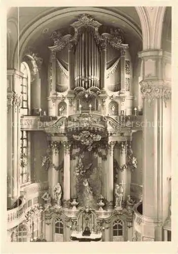 AK / Ansichtskarte  Orgel Kirchenorgel Organ Orgue Dresden Frauenkirche 