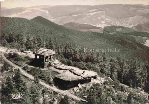 AK / Ansichtskarte  Donon Grandfontaine Alsace 67 Bas-Rhin Vue aérienne sur le musée et la Vallée de la Bruche les Vosges