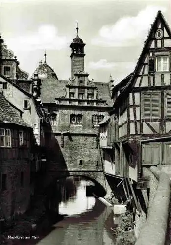 AK / Ansichtskarte  Marktbreit Motiv Altstadt Stadttor Malerwinkelhaus 17. Jhdt. Fachwerkhaus