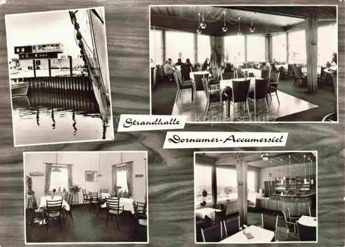 AK / Ansichtskarte  Dornumer Accumersiel Cafe Restaurant Strandhalle Gastraeume
