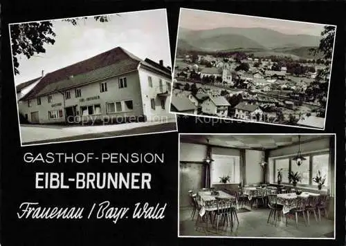 AK / Ansichtskarte  Frauenau Gasthof Pension Eibl Brunner Gaststube Panorama