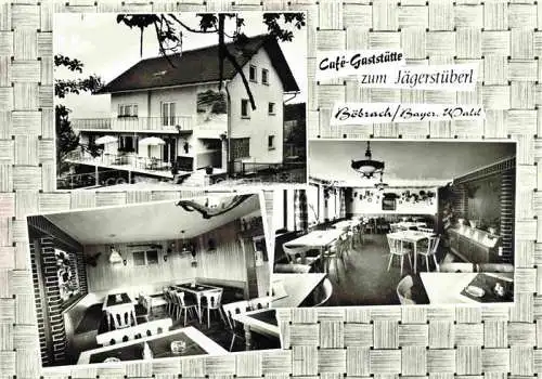 AK / Ansichtskarte  Boebrach Bayern Cafe Gasthaus zum Jaegerstueberl Gastraeume