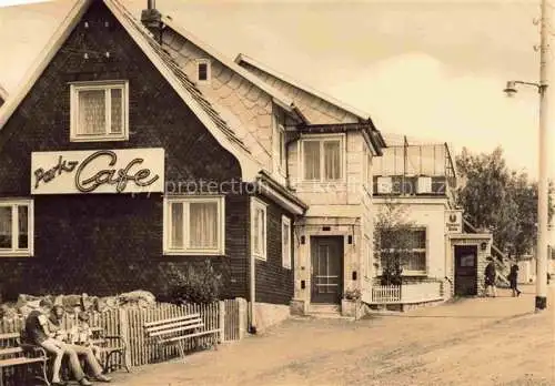 AK / Ansichtskarte  Hinterrod Waffenrod Thueringen HO Speiserestaurant Park Cafe