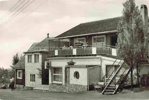 AK / Ansichtskarte  Hinterrod Waffenrod HO Speiserestaurant Park Cafe