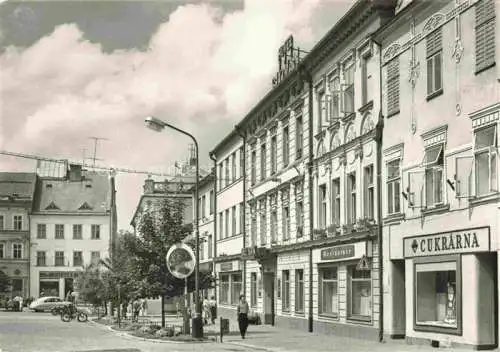 AK / Ansichtskarte  Jesenik Jeseniky Freiwaldau CZ Ortsmotiv Hotel Slovan