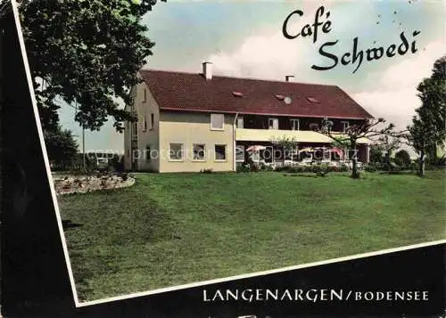 AK / Ansichtskarte  Langenargen Bodensee Cafe Schwedi Restaurant