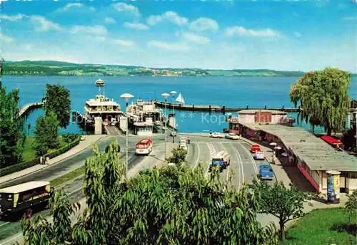 AK / Ansichtskarte  Faehre Ferry Bac Traghetto-- Bodensee Konstanz Meersburg