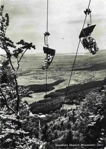 AK / Ansichtskarte  Sessellift Chairlift Telesiege Oberdorf Weissenstein