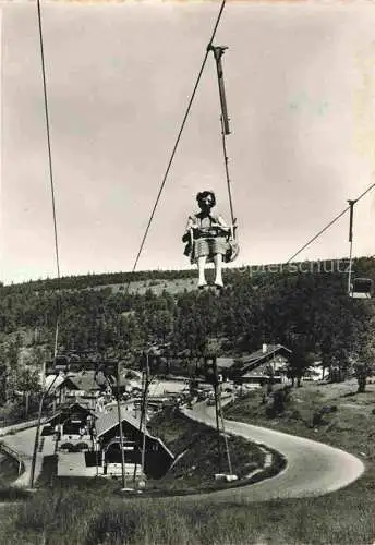 AK / Ansichtskarte  Sessellift Chairlift Telesiege Col de la Schlucht Le Telesiege