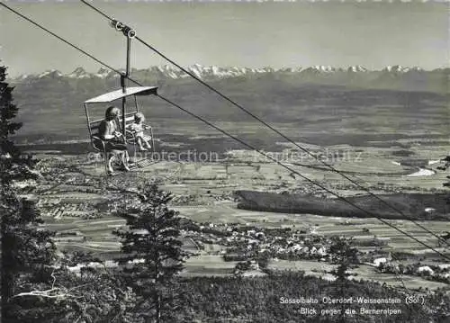 AK / Ansichtskarte  Sessellift Chairlift Telesiege Oberdorf Weissenstein Berneralpen