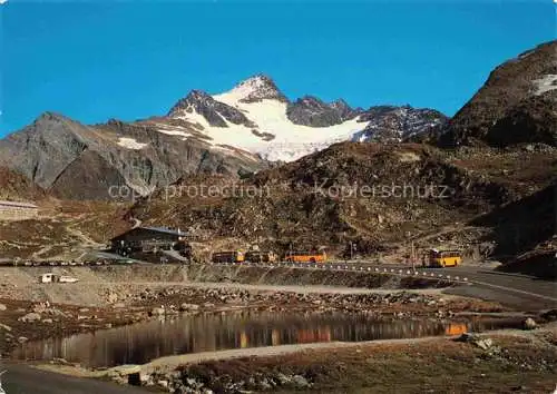 AK / Ansichtskarte  Postbus Postauto Omnibus Sustenpass Restourant Susten Kulm 