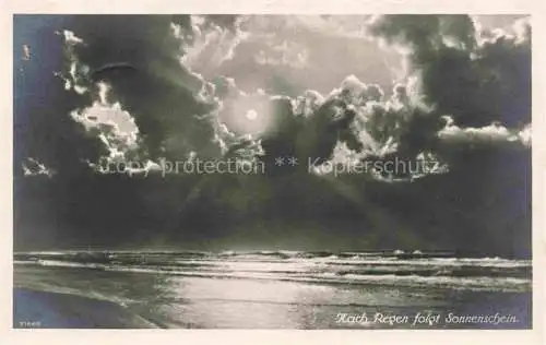 AK / Ansichtskarte  DEEP  Greiffenberg Mrzezyno Ostseebad PL Kuestenpanorama Nach Regen folgt Sonnenschein