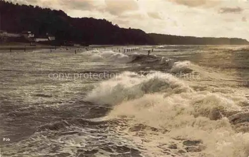 AK / Ansichtskarte  RAUSCHEN Ostseebad SWETLOGORSK Kaliningrad RU Kuestenpanorama Wellengang