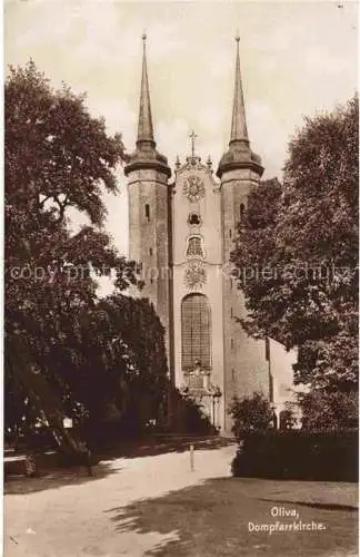 AK / Ansichtskarte  Oliva  Westpreussen Danzig Oliwa Gdansk PL Dompfarrkirche Trinks-Postkarte