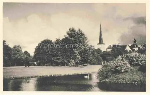 AK / Ansichtskarte  Reval TALLINN Estonia Partie am Wasser Blick zur Kirche